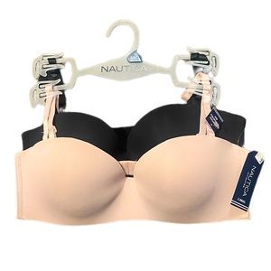 NWT Nautica 34C Bra Set